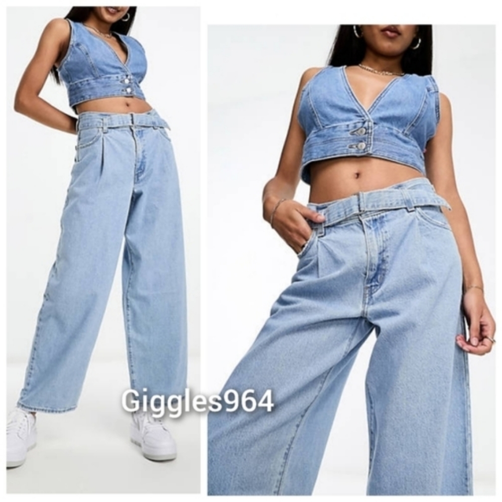 Levi's Belted Baggy Jeans in Living Legend